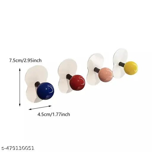 Self adhesive wall hook